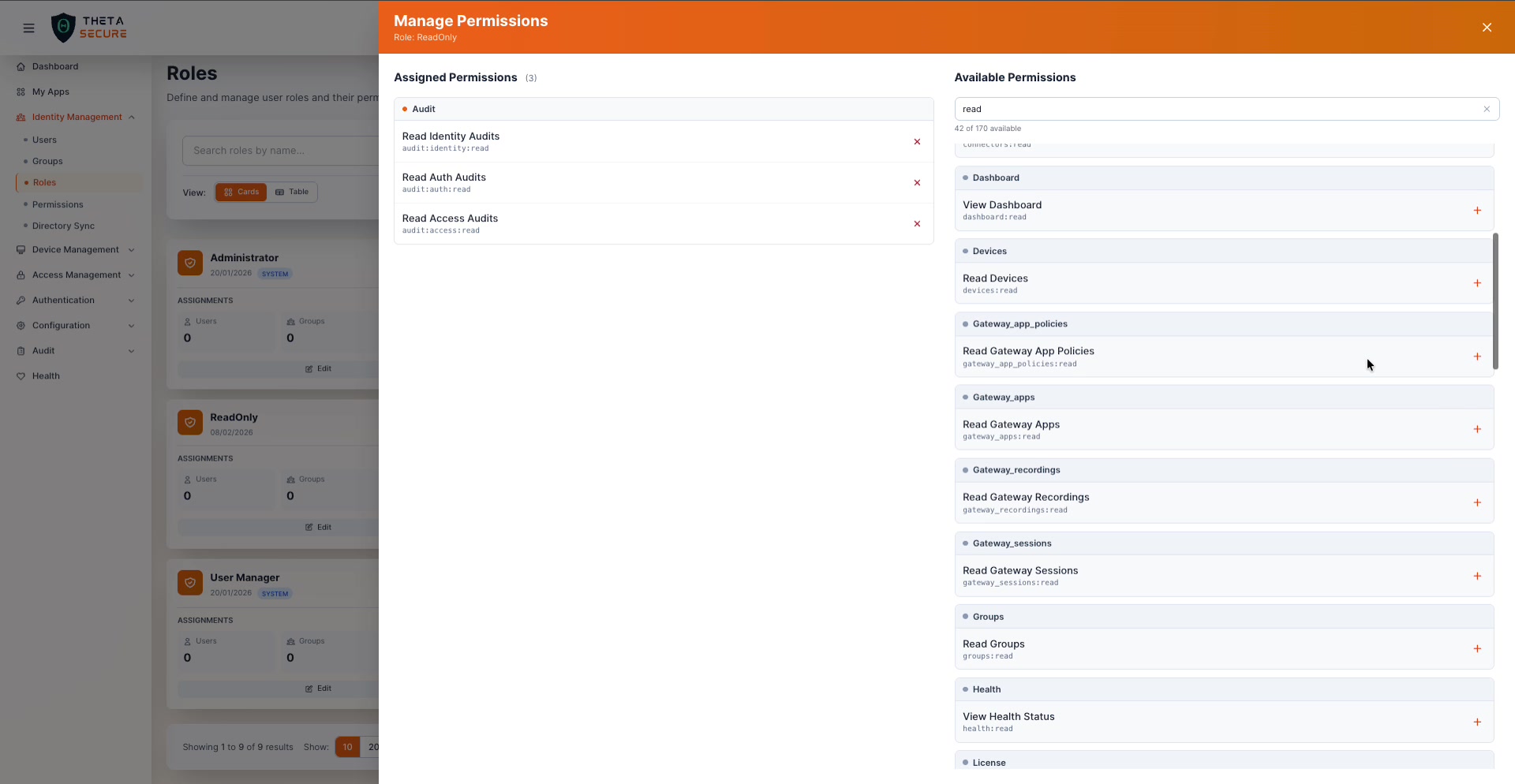 Assigning Permissions